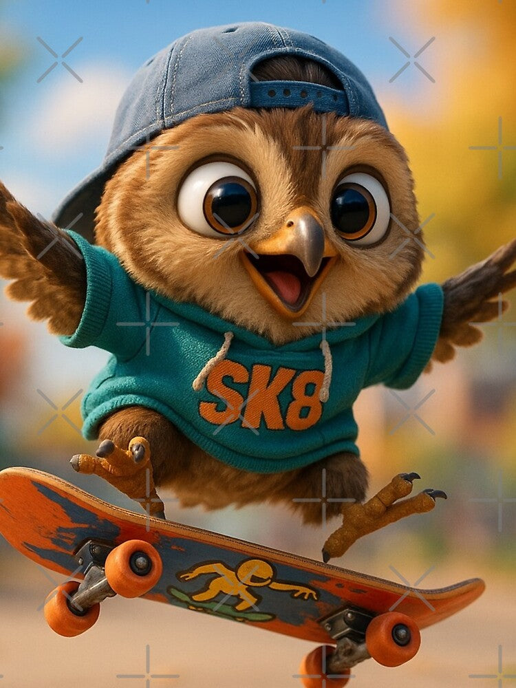 Skater Northern Harrier by Sillytoe T-Shirts, Hoodie, Sweatshirt | BlankRebels.com (Image 2)
