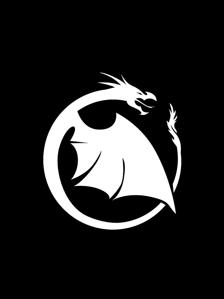 Dragon - Circle with Wings by murkyswamp T-Shirts, Hoodie, Sweatshirt | BlankRebels.com (Image 2)