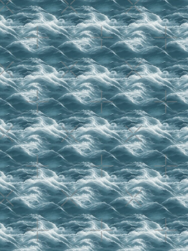 Seamless ocean background 4 by hendrikspix T-Shirts, Hoodie, Sweatshirt | BlankRebels.com (Image 2)