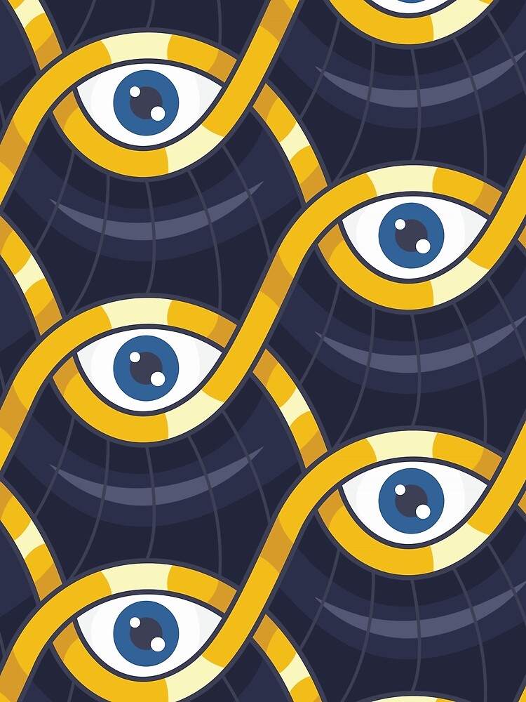 Abstract Evil Eyes by Vintage-Artwork T-Shirts, Hoodie, Sweatshirt | BlankRebels.com (Image 2)