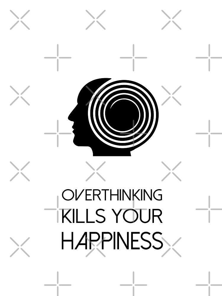 Overthinking Kills Your Happiness_8 (white) by mrGoodwin90 T-Shirts, Hoodie, Sweatshirt | BlankRebels.com (Image 2)