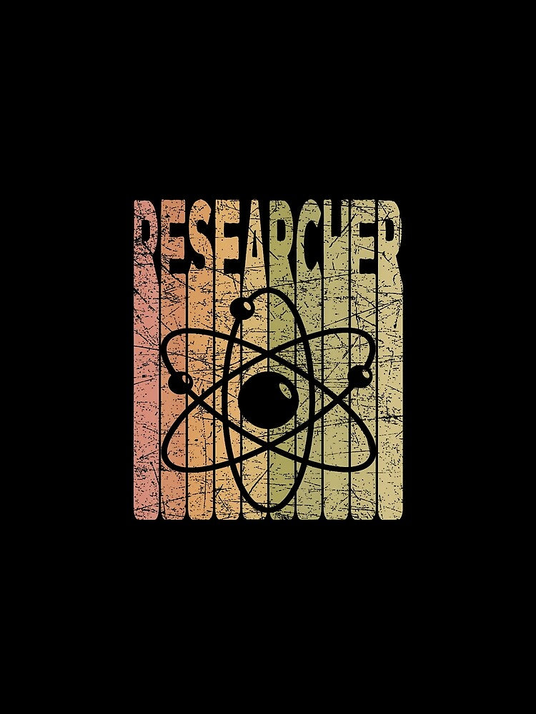 Researcher Vintage Scientist Retro Science Research by PeggyBeverly