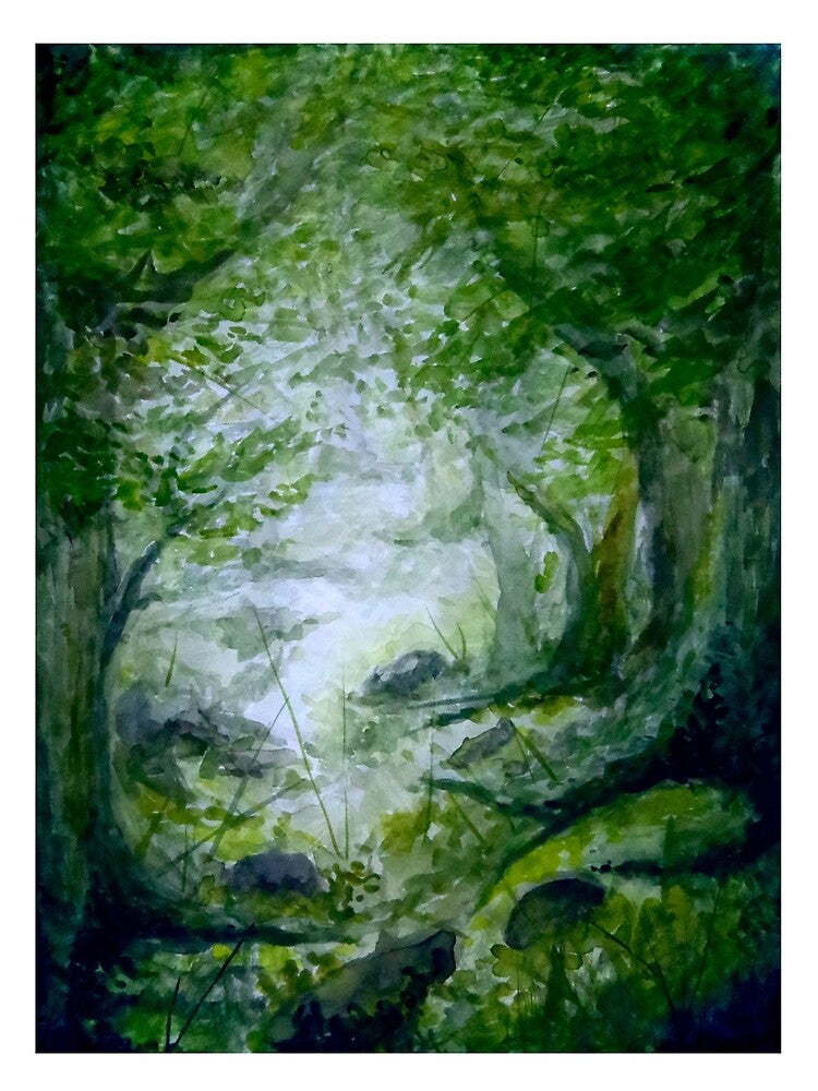 Watercolor forest by BlueSkeksis T-Shirts, Hoodie, Sweatshirt | BlankRebels.com (Image 2)
