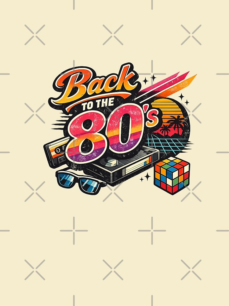 Back 80s Retro Vintage AI – Neon Synthwave Cassette & VHS T-Shirts, Hoodie, Sweatshirt