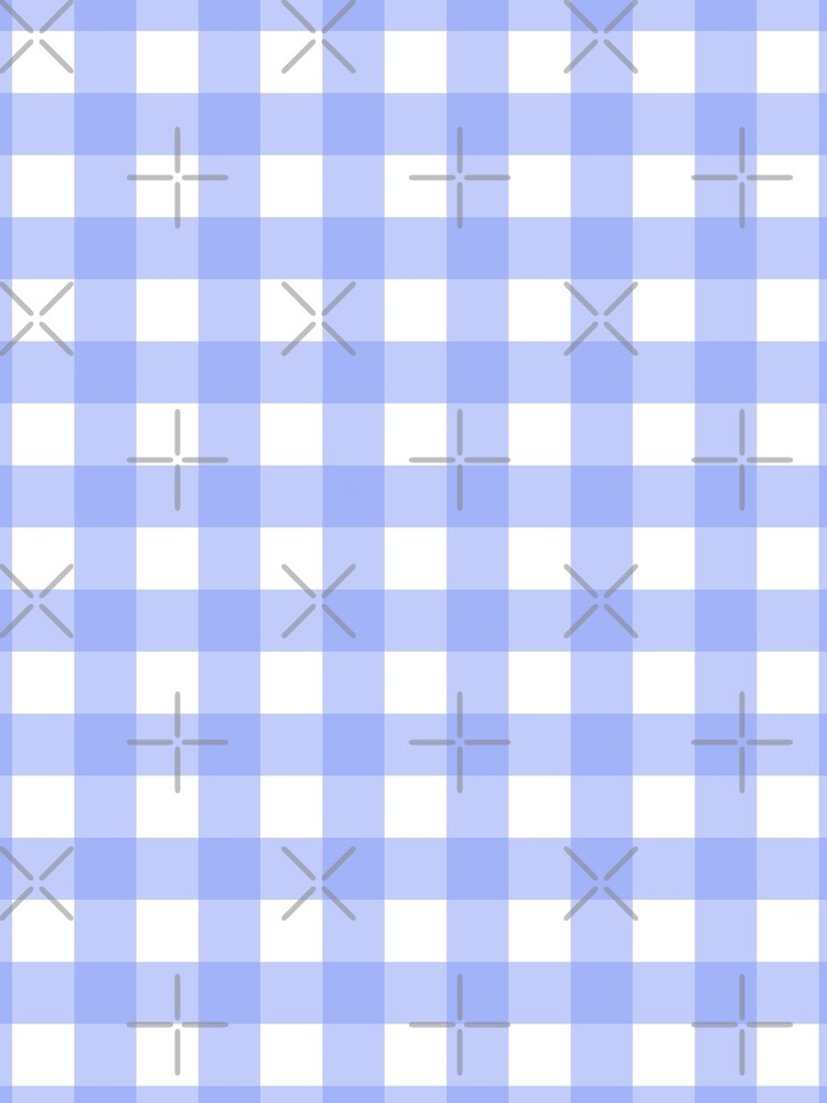 Blue Plaid Pattern Classic Sticker T-Shirts, Hoodie, Sweatshirt