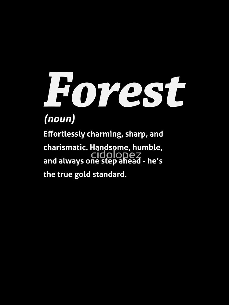 Forest Definition Name Forest by cidolopez T-Shirts, Hoodie, Sweatshirt | BlankRebels.com (Image 2)