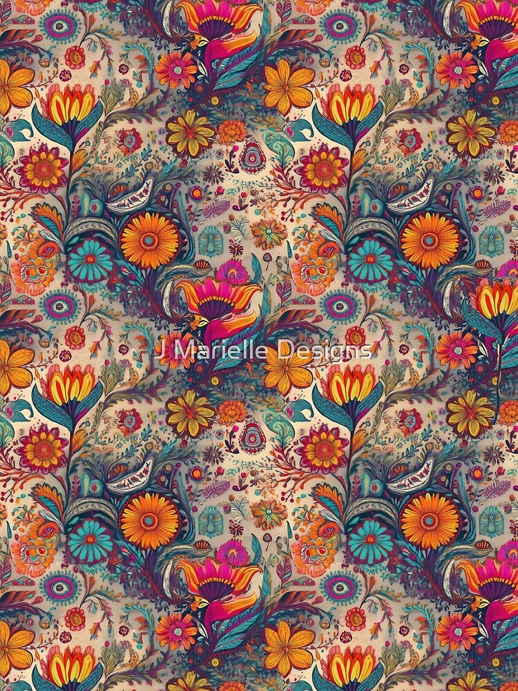 Retro Hippie: Flower Power by J Marielle Designs T-Shirts, Hoodie, Sweatshirt | BlankRebels.com (Image 2)