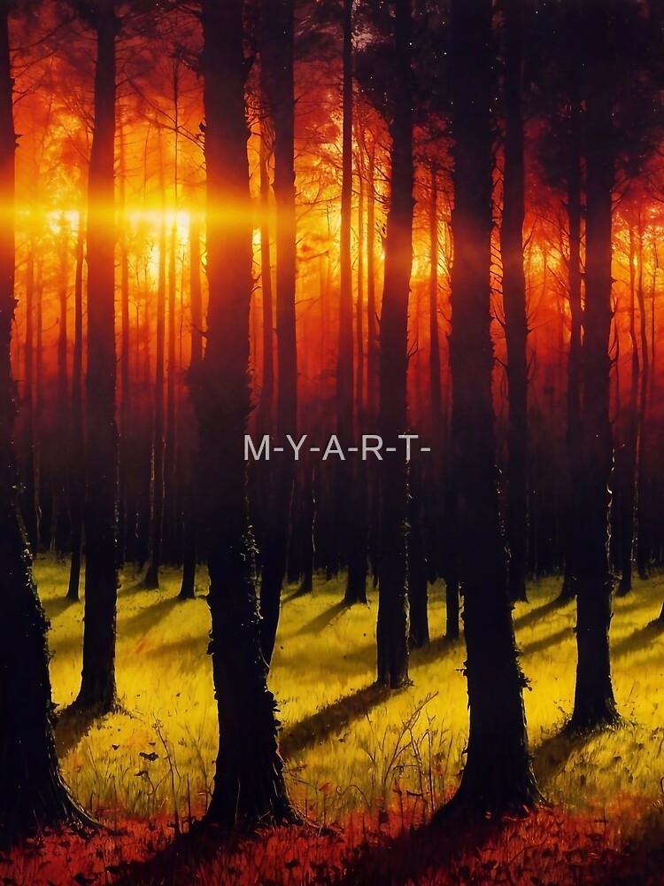 Sunlit Forest by M-Y-A-R-T- T-Shirts, Hoodie, Sweatshirt | BlankRebels.com (Image 2)