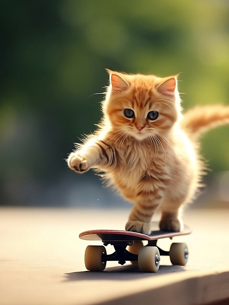 Cat Riding Skateboard by CatsAndDogs-TF T-Shirts, Hoodie, Sweatshirt | BlankRebels.com (Image 2)