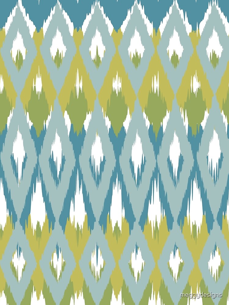 Boho Ikat Pattern Teal Mustard Green T-Shirts, Hoodie, Sweatshirt
