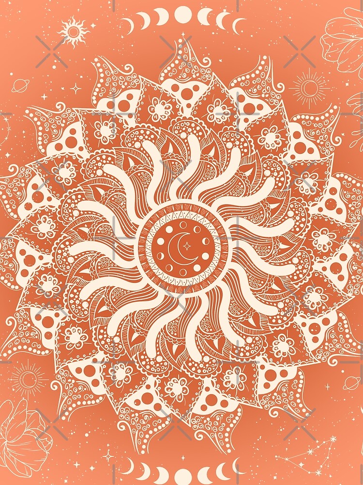Mystic Moon Mandala by GlowinUp Shop T-Shirts, Hoodie, Sweatshirt | BlankRebels.com (Image 2)