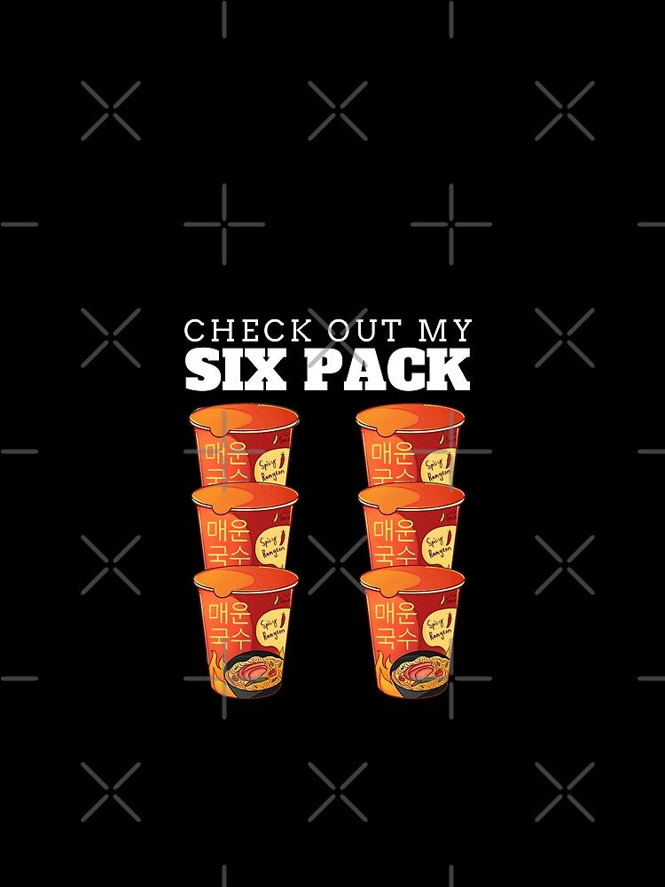 check out my six pack, gift for ramen lover by art-and-sticker T-Shirts, Hoodie, Sweatshirt | BlankRebels.com (Image 2)
