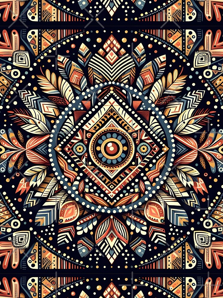 African Tribal Boho Pattern by Apex Designs