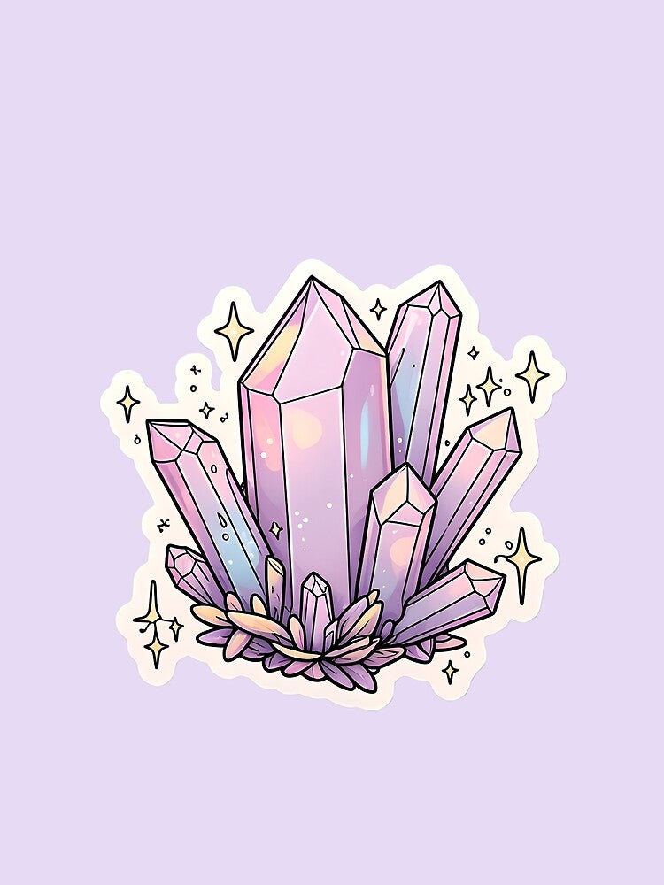 Magical Pastel Crystal Cluster by Priyanshu-kaii T-Shirts, Hoodie, Sweatshirt | BlankRebels.com (Image 2)