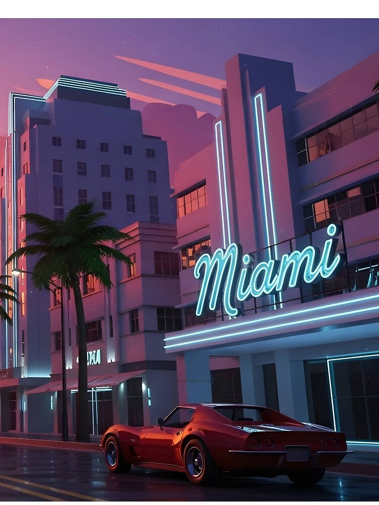Miami retro style by RadiantGraphics