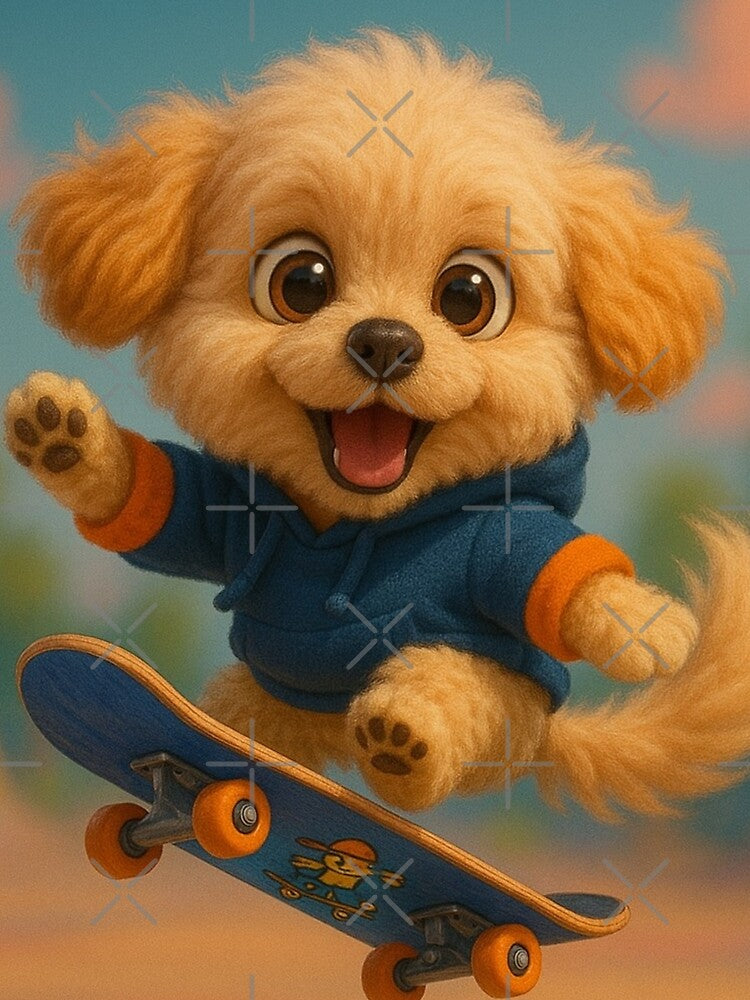 Skater Maltipoo by Sillytoe T-Shirts, Hoodie, Sweatshirt | BlankRebels.com (Image 2)