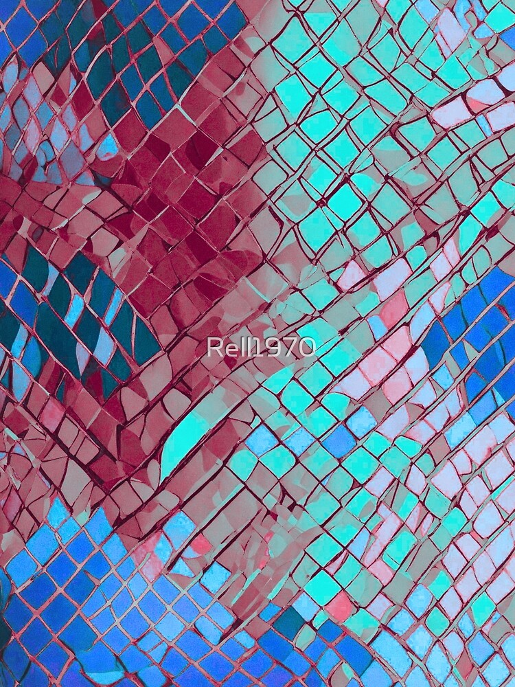 Abstract Repeating Purple And Blue Pattern by Rell1970 T-Shirts, Hoodie, Sweatshirt | BlankRebels.com (Image 2)