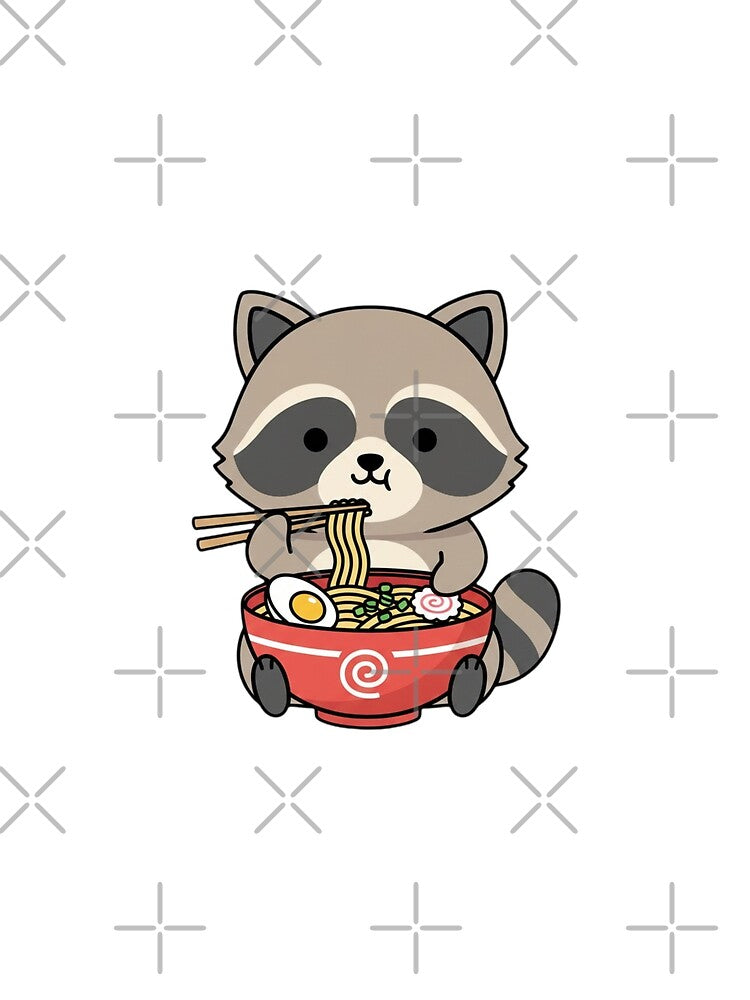 Raccoon ramen noodles japanese ramen food kawaii cute adorable by CheeseBlueprint T-Shirts, Hoodie, Sweatshirt (Image 2)