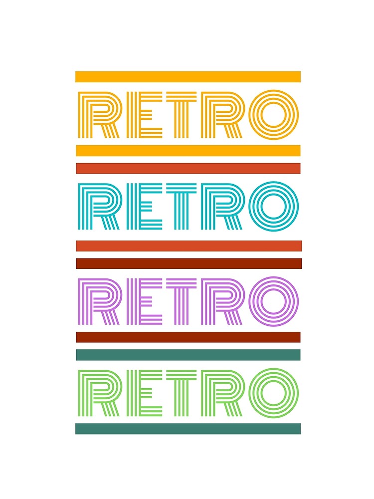 Multicolor Retro Design by AngeGraciela T-Shirts, Hoodie, Sweatshirt | BlankRebels.com (Image 2)
