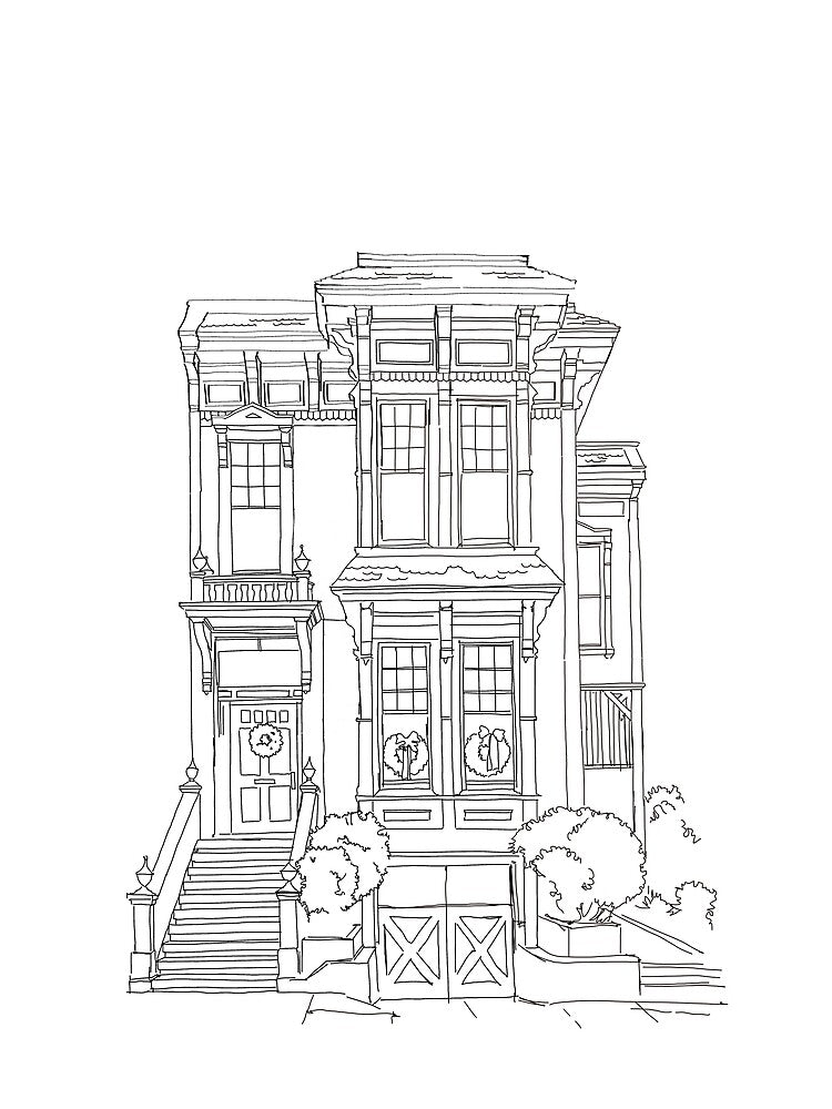 House and architecture by Ekaterina Kuleva T-Shirts, Hoodie, Sweatshirt | BlankRebels.com (Image 2)