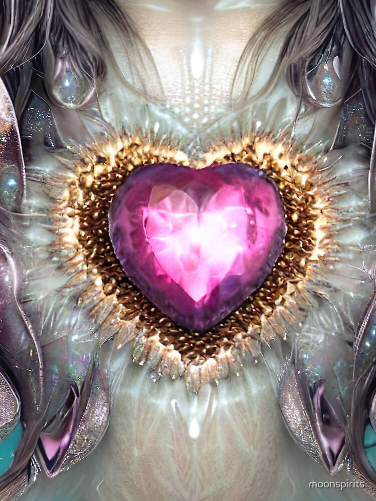 Crystal heart by moonspirits T-Shirts, Hoodie, Sweatshirt | BlankRebels.com (Image 2)