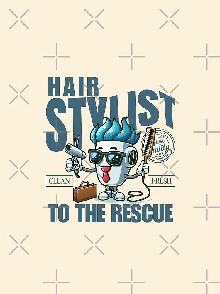 Hair stylist to the rescue by Peerless-Prime T-Shirts, Hoodie, Sweatshirt | BlankRebels.com (Image 2)