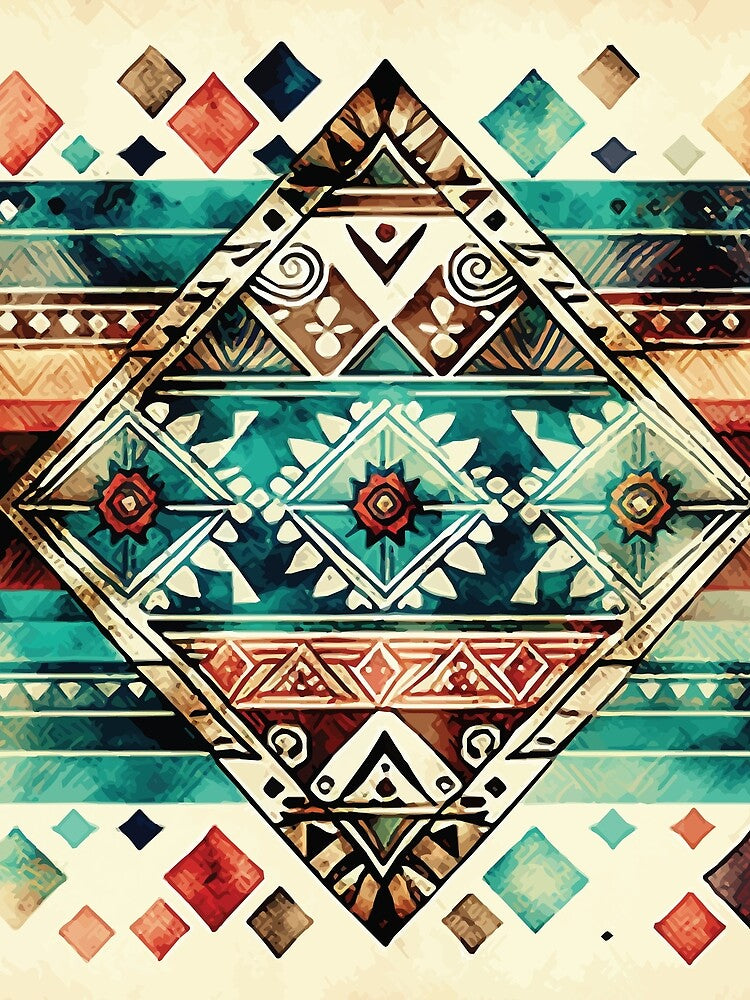 Turquoise Sand Aztec Bohemian SouthWest Boho Chic Patterns T-Shirts, Hoodie, Sweatshirt
