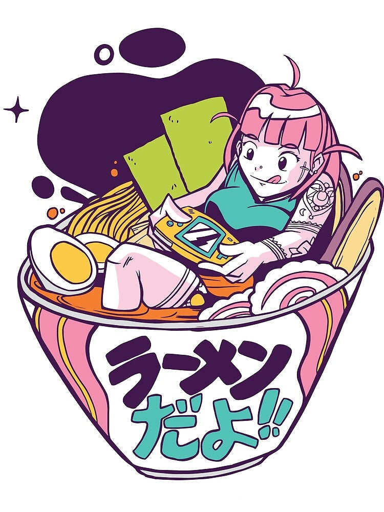 Ramen and gaming is life. by teez4dayz T-Shirts, Hoodie, Sweatshirt | BlankRebels.com (Image 2)