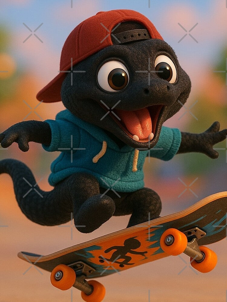 Skater Mexican Black Kingsnake by Sillytoe T-Shirts, Hoodie, Sweatshirt | BlankRebels.com (Image 2)