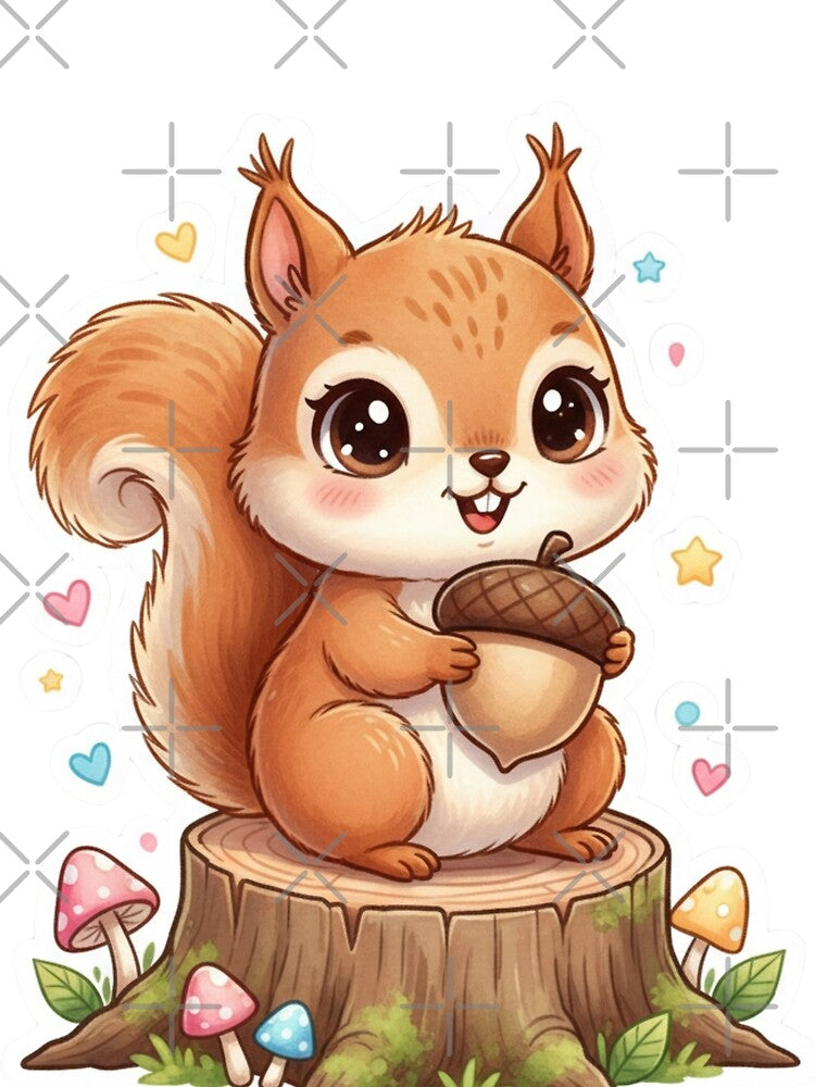 Nutty forest squirrel by SimonsDesignArt T-Shirts, Hoodie, Sweatshirt | BlankRebels.com (Image 2)