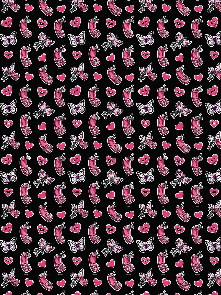 Offline Era – Seamless Y2K Grunge Sticker Pattern by Simply-Yours T-Shirts, Hoodie, Sweatshirt | BlankRebels.com (Image 2)