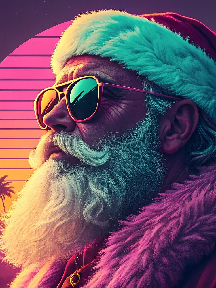 Stylized portrait of Santa by Bionson Art T-Shirts, Hoodie, Sweatshirt | BlankRebels.com (Image 2)