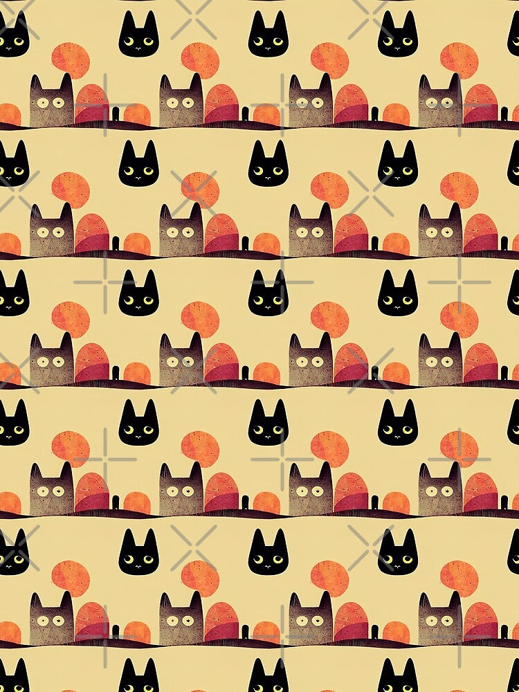 Cute Cat Pattern 42 Regular Grid T-Shirts, Hoodie, Sweatshirt