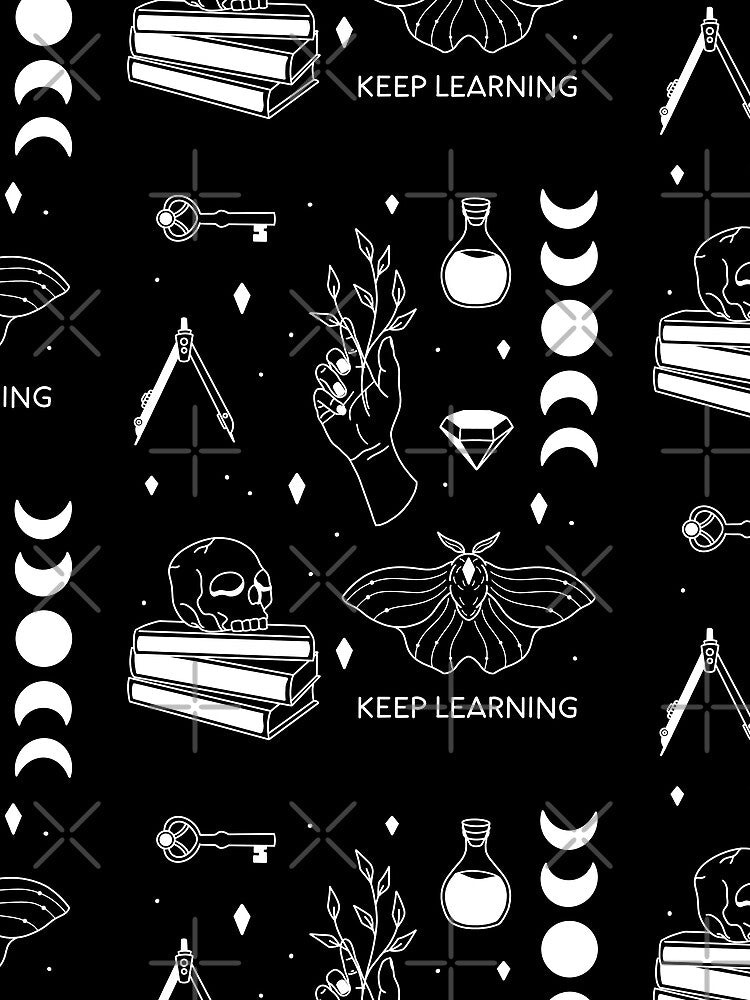 Keep Learning - White by ethnicdrawing T-Shirts, Hoodie, Sweatshirt | BlankRebels.com (Image 2)