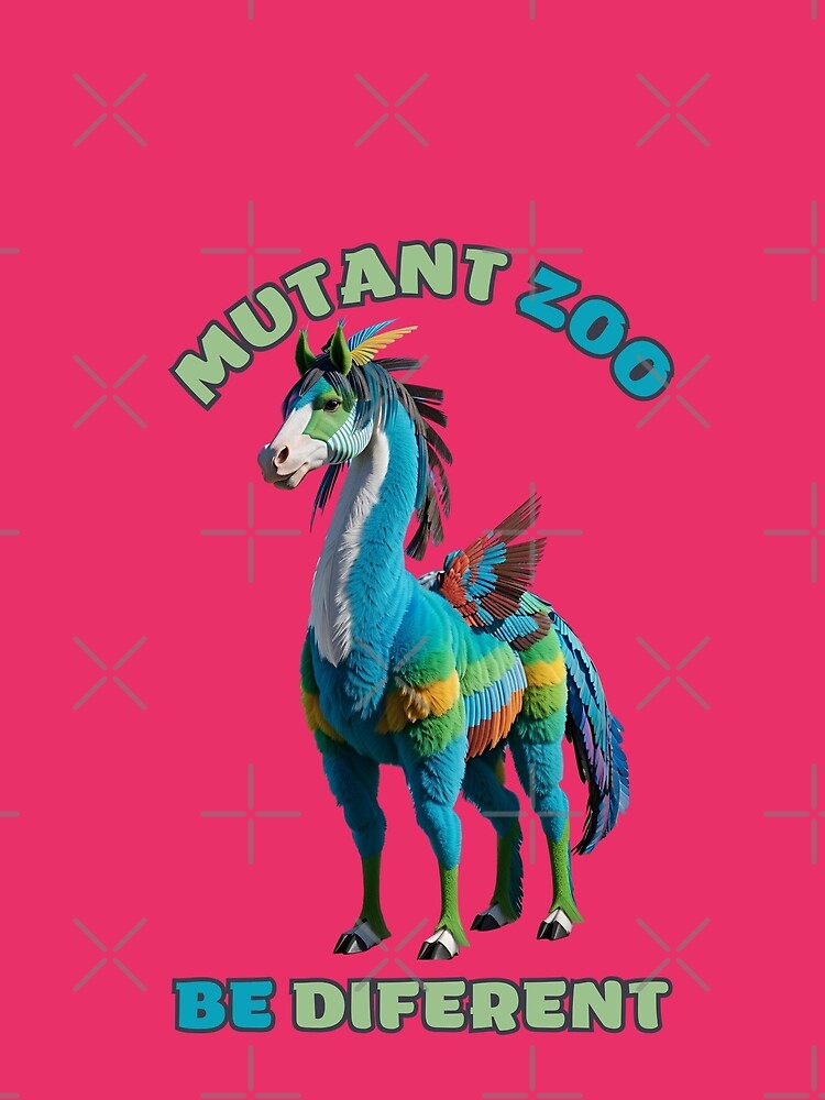Mutant Animal combination between a horse and a quetzal bird by Carlos Gudino T-Shirts, Hoodie, Sweatshirt (Image 2)