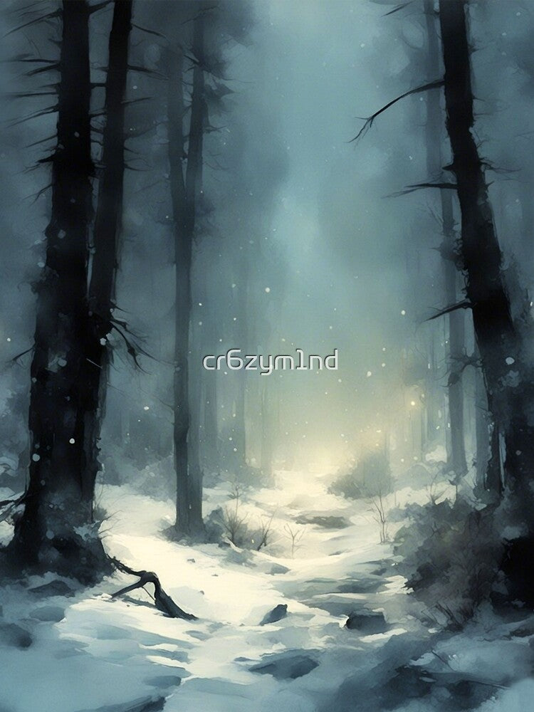 Enchanted Winter Forest by cr6zym1nd T-Shirts, Hoodie, Sweatshirt | BlankRebels.com (Image 2)