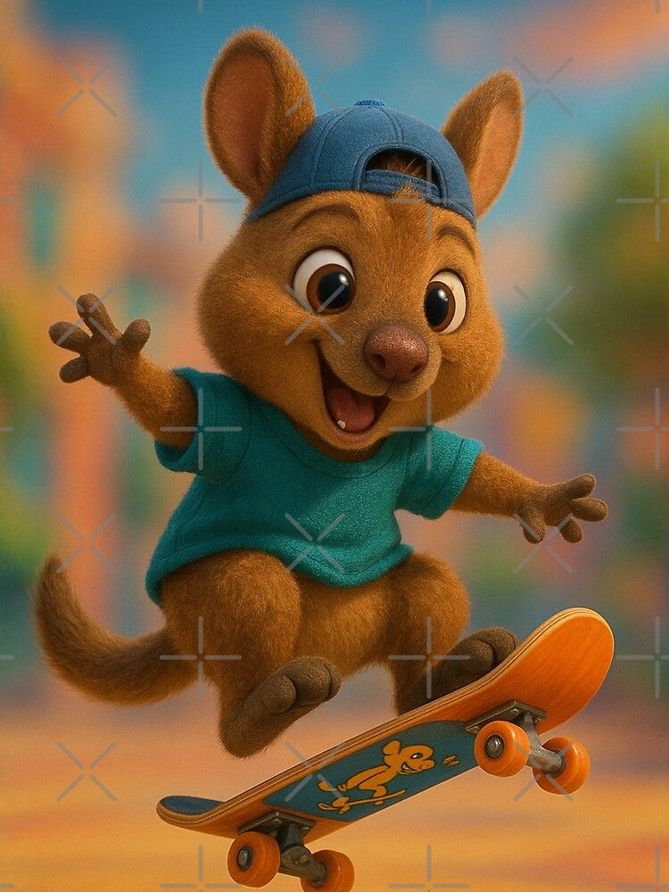 Skater Pademelon by Sillytoe T-Shirts, Hoodie, Sweatshirt | BlankRebels.com (Image 2)
