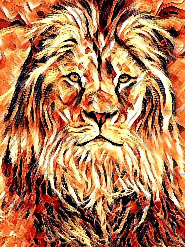 Artsy lion abstract by Imaginarium Studio T-Shirts, Hoodie, Sweatshirt | BlankRebels.com (Image 2)