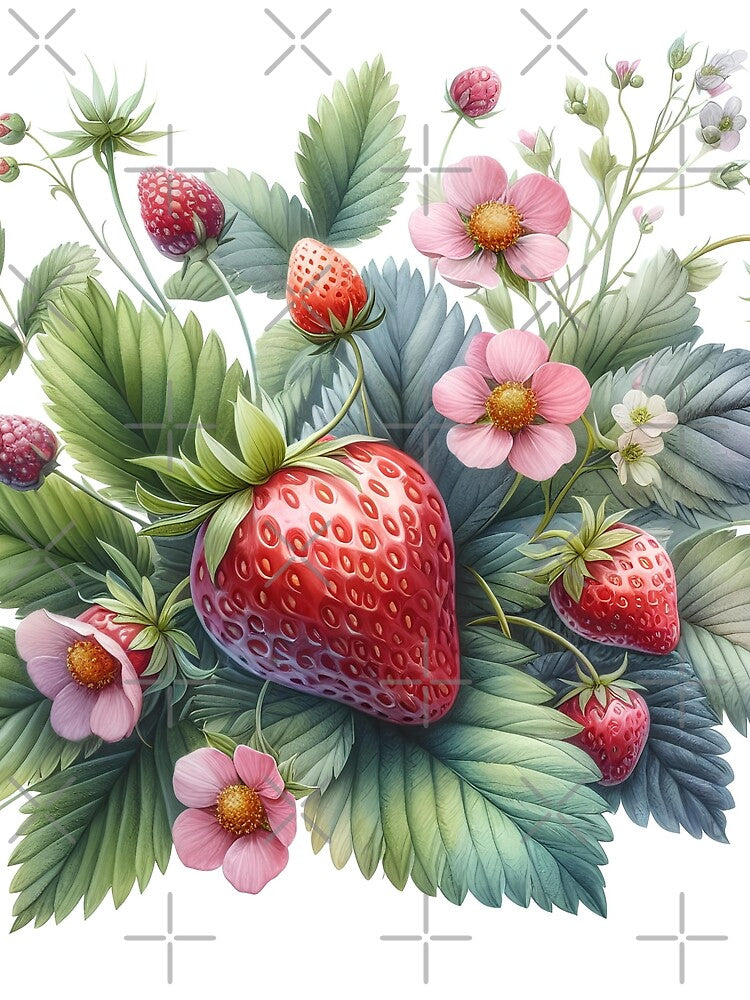 Pretty strawberries by Artillenium T-Shirts, Hoodie, Sweatshirt | BlankRebels.com (Image 2)
