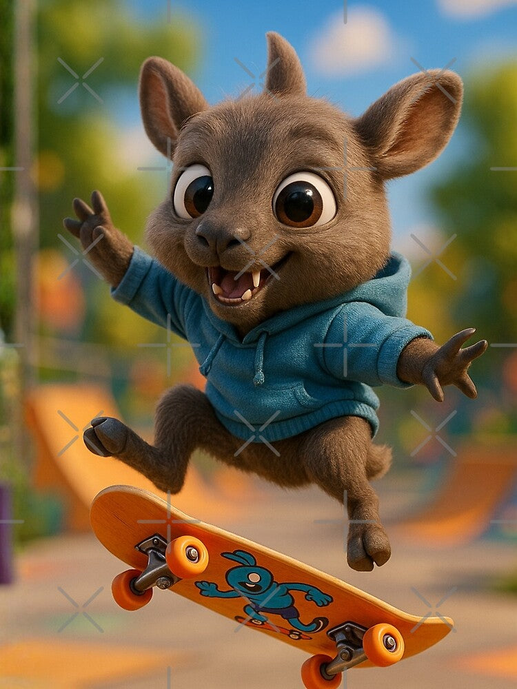 Skater Musk Deer by Sillytoe T-Shirts, Hoodie, Sweatshirt | BlankRebels.com (Image 2)