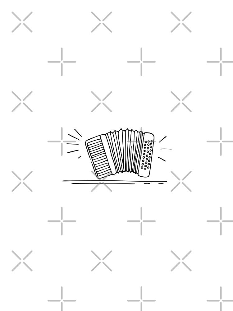 Illustration of an accordion doodle by rasagamastore T-Shirts, Hoodie, Sweatshirt | BlankRebels.com (Image 2)