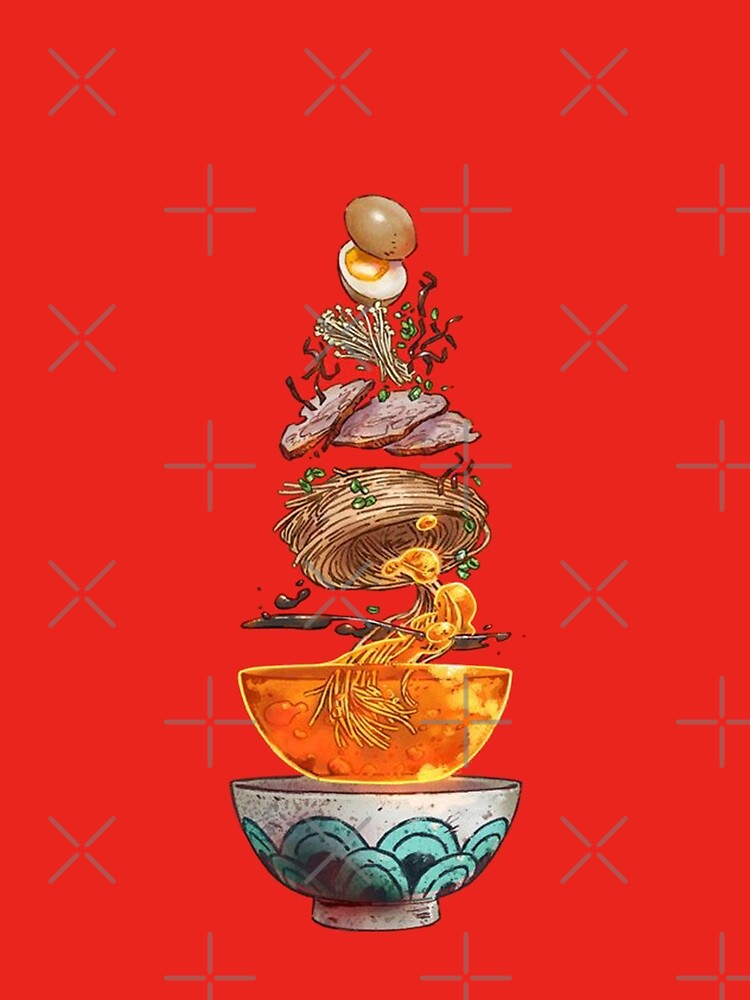 Flying Ramen Anime by nathanielc1991 T-Shirts, Hoodie, Sweatshirt | BlankRebels.com (Image 2)