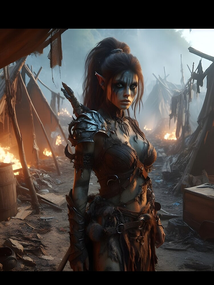 Orc Woman by GalleryBrisArt