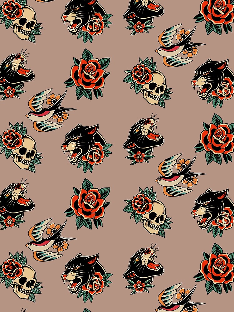 American Traditional Tattoo by MONI854 T-Shirts, Hoodie, Sweatshirt | BlankRebels.com (Image 2)