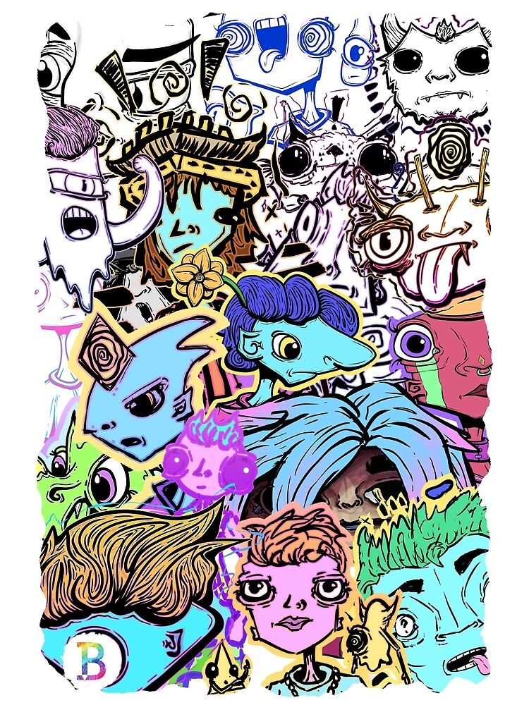 Cartoon Character Mashup by BobbyMillsArt T-Shirts, Hoodie, Sweatshirt | BlankRebels.com (Image 2)