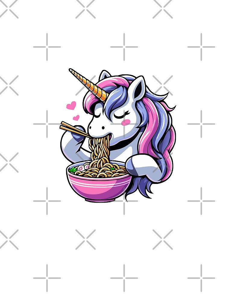 Noodle-Loving Unicorn by Designowner T-Shirts, Hoodie, Sweatshirt | BlankRebels.com (Image 2)