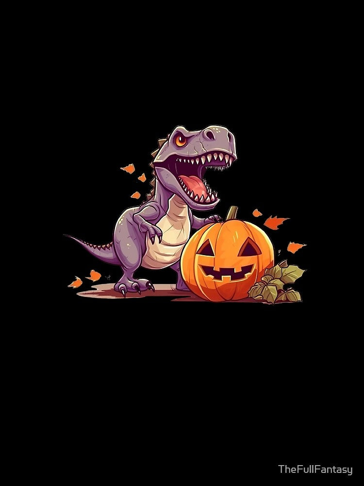 Halloween Fall Dinosaur by TheFullFantasy T-Shirts, Hoodie, Sweatshirt | BlankRebels.com (Image 2)