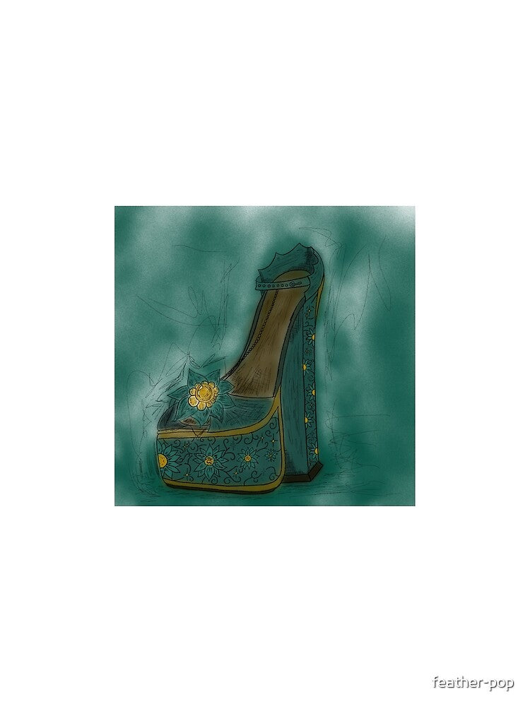 Colorful Flower High Heel Sketch by feather-pop T-Shirts, Hoodie, Sweatshirt | BlankRebels.com (Image 2)