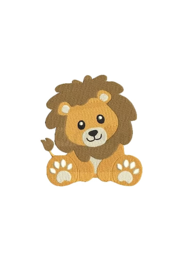 Lion head - Cute Baby Lion Embroidery Design-Safari Embroidery Design - Animal Embroidery - Machine Embroidery... (Image 2)