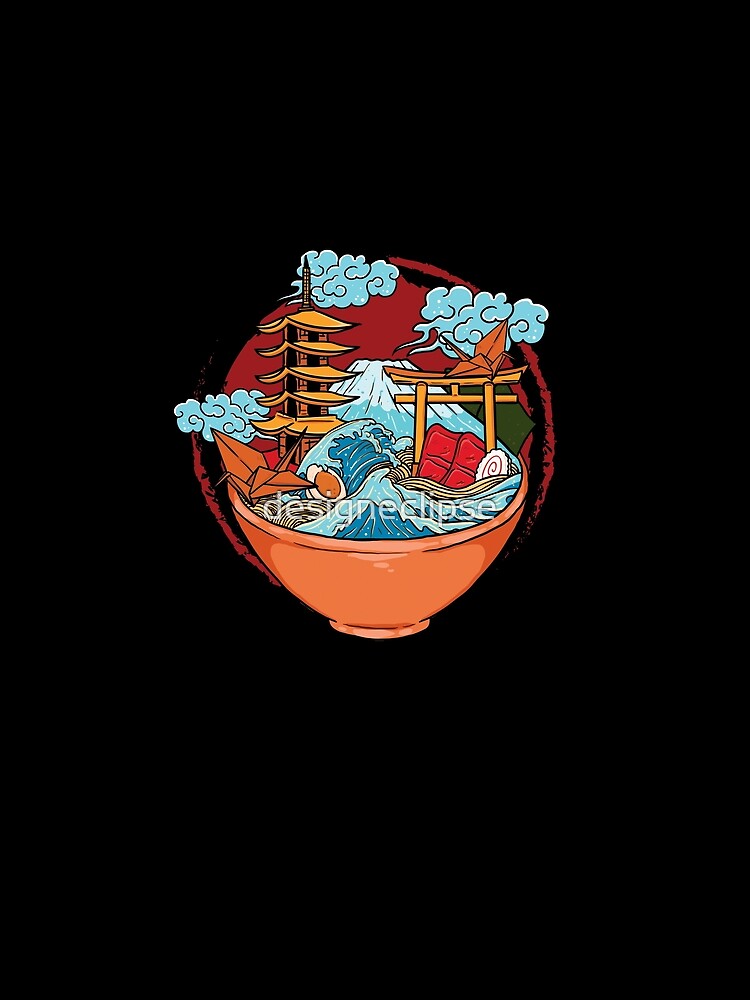 Japanese Ramen Art by designeclipse T-Shirts, Hoodie, Sweatshirt | BlankRebels.com (Image 2)